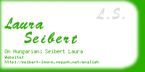 laura seibert business card